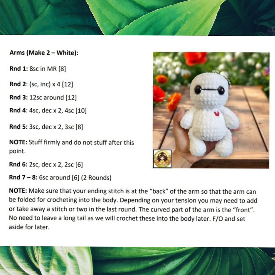 Create Adorable Baymax with This No-Sew Crochet Pattern