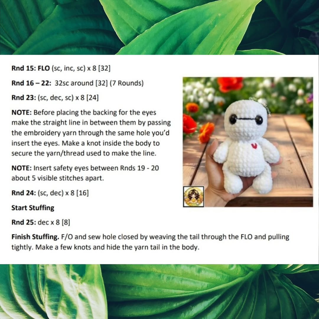Create Adorable Baymax with This No-Sew Crochet Pattern