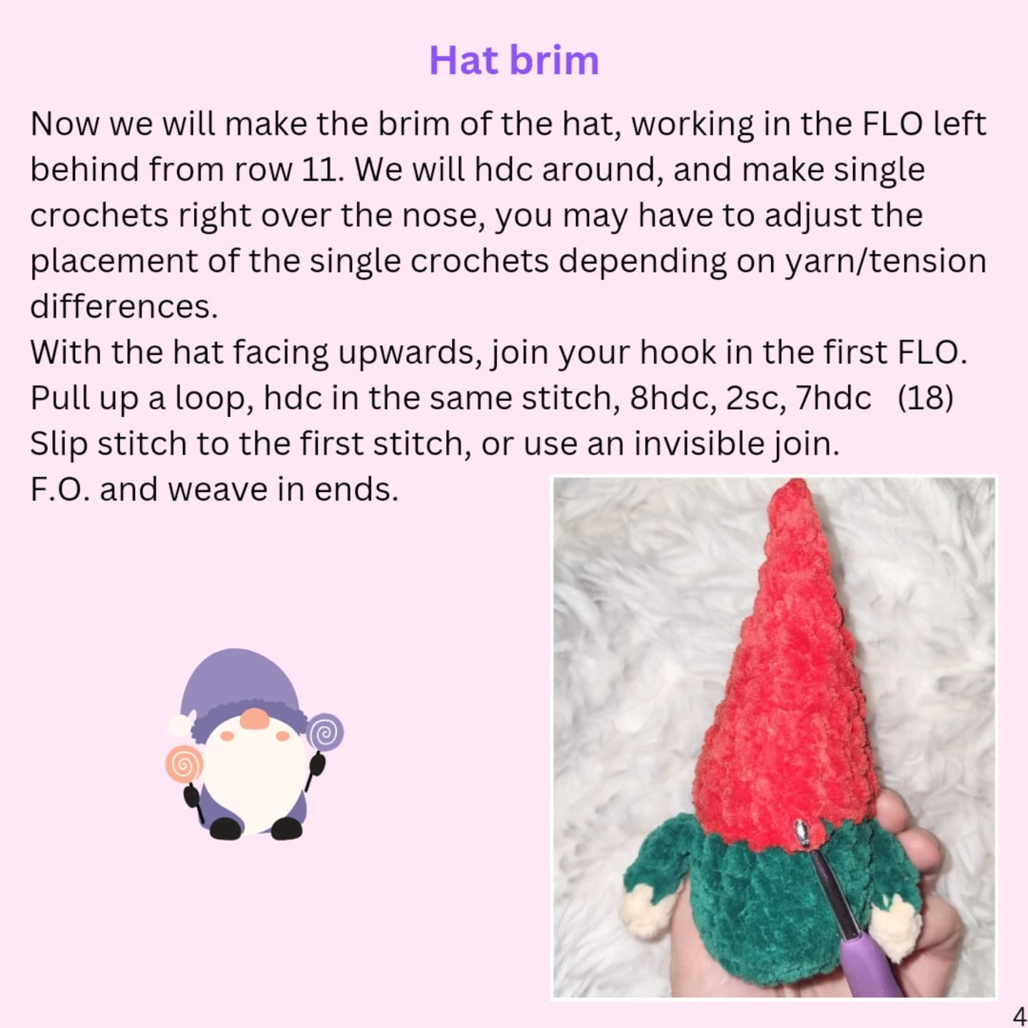 Create Adorable No-Sew Gnomes with This Free Crochet Pattern