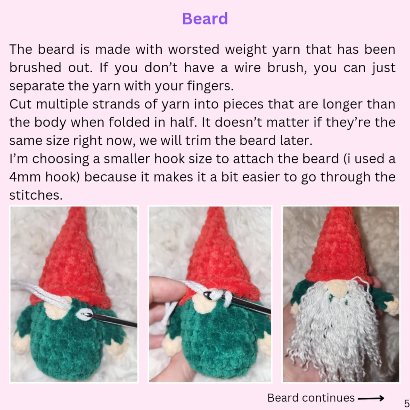 Create Adorable No-Sew Gnomes with This Free Crochet Pattern