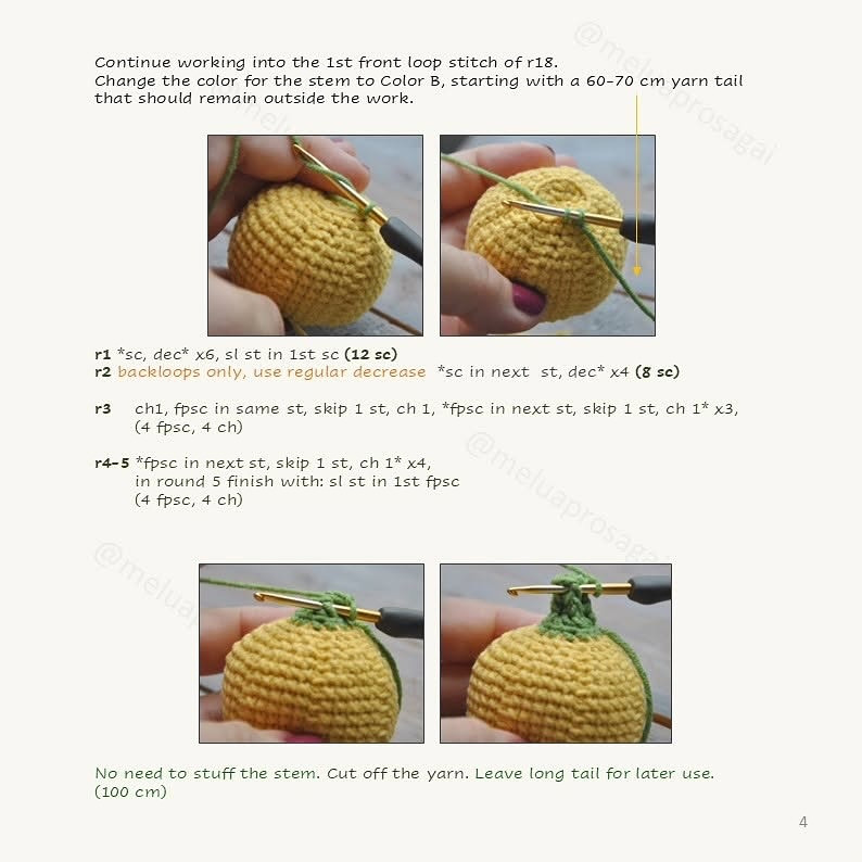 Create Adorable Pumpkins with Leftover Yarn - Free Crochet Pattern