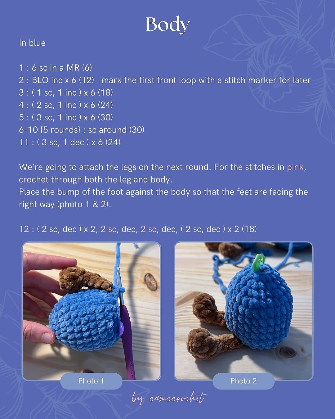 Create Your Own Cute Blueberry Crochet Amigurumi with Free Pattern
