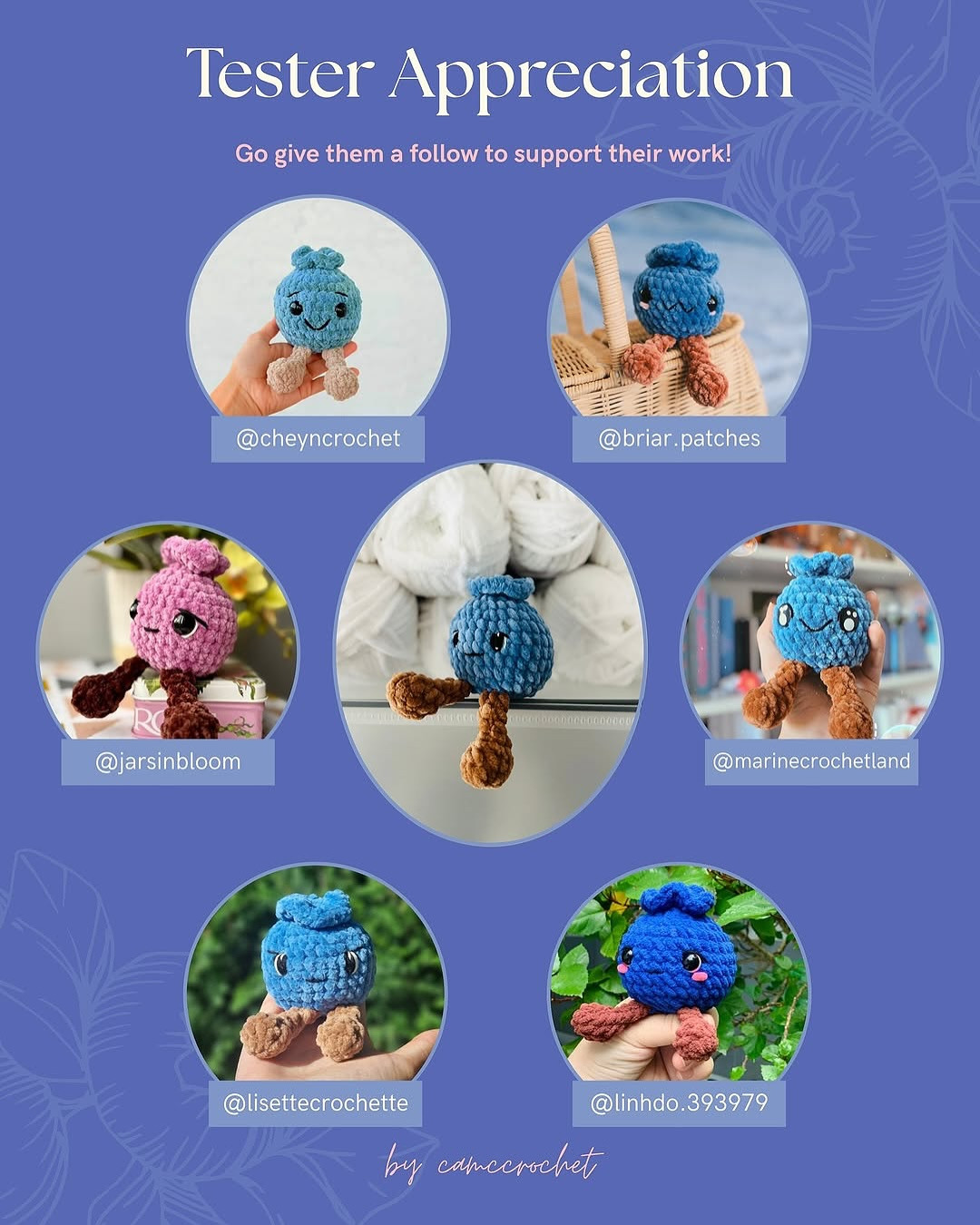 Create Your Own Cute Blueberry Crochet Amigurumi with Free Pattern