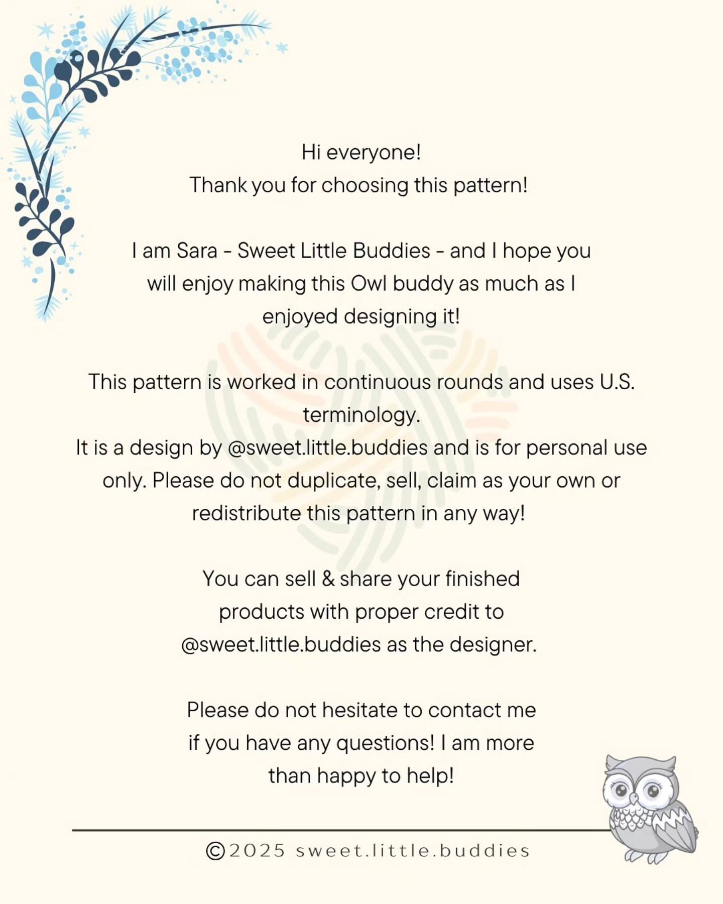 Create Your Own Cute Crochet Owl with This Free Pattern