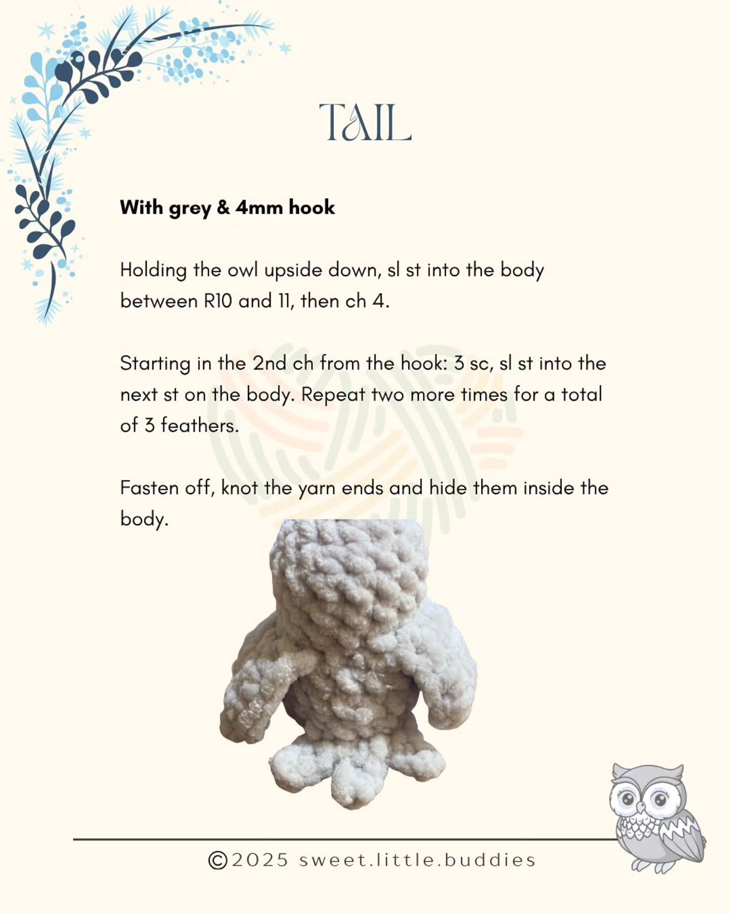 Create Your Own Cute Crochet Owl with This Free Pattern