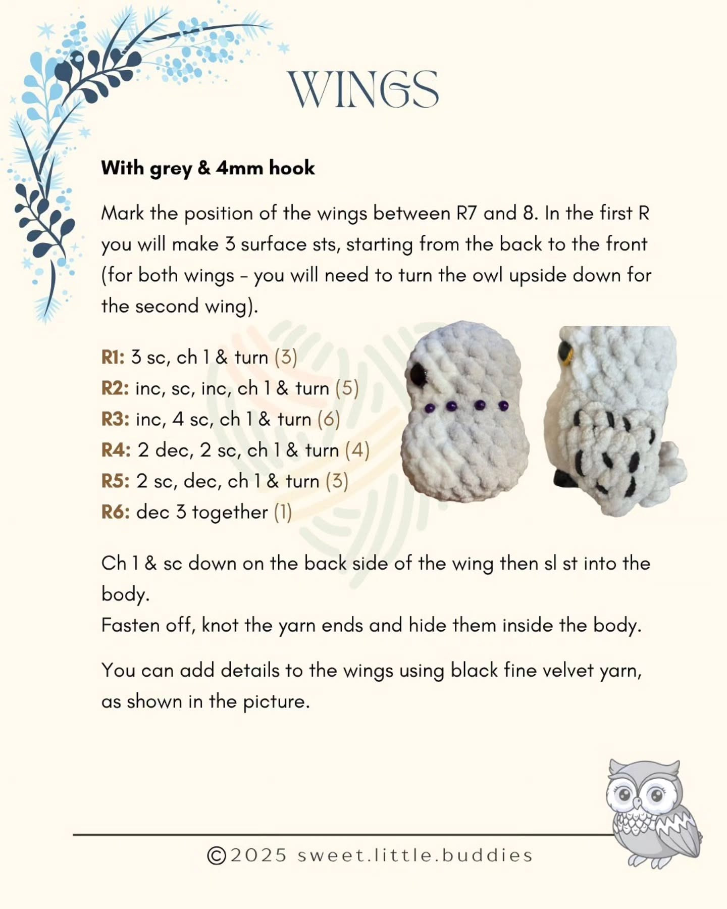 Create Your Own Cute Crochet Owl with This Free Pattern