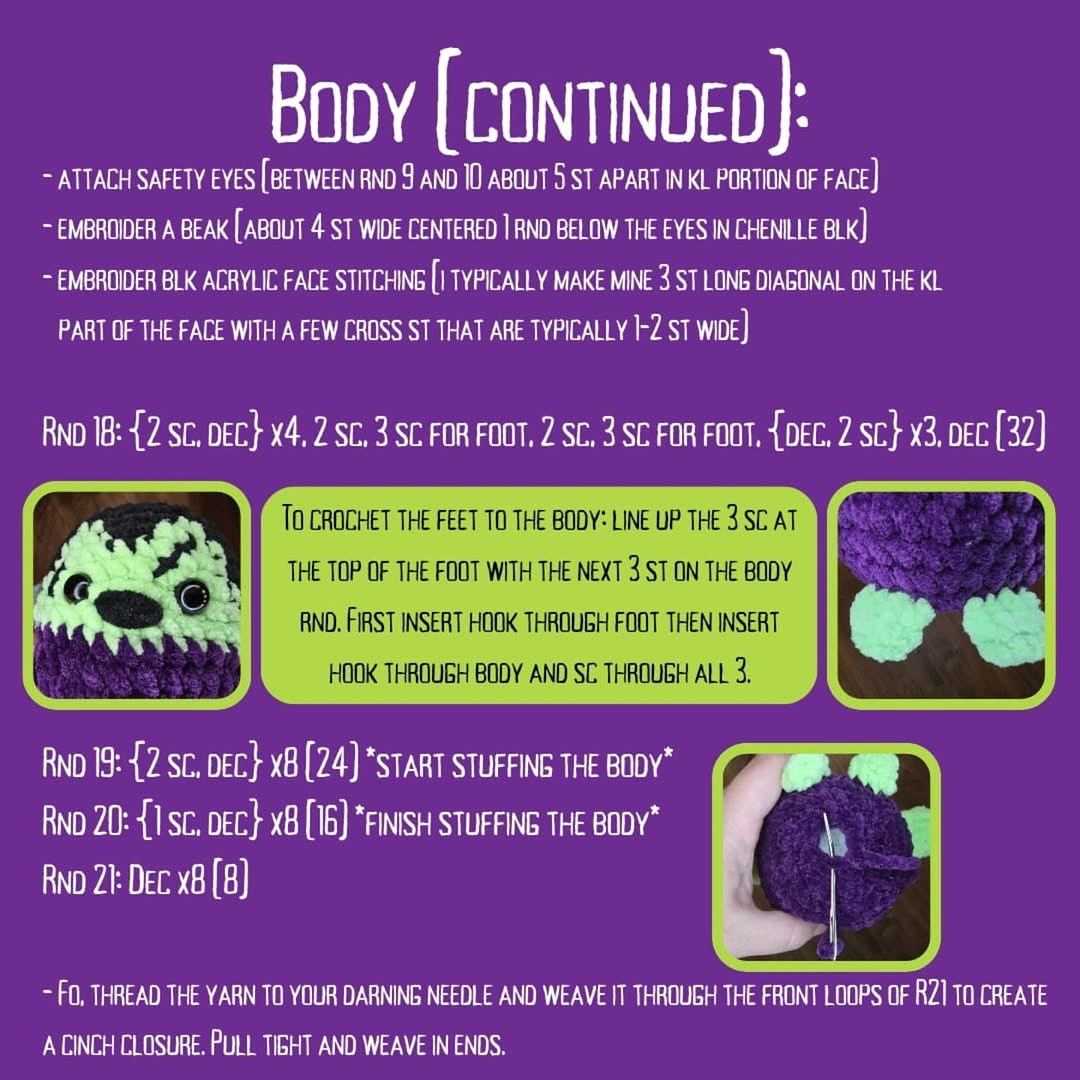 Create Your Own Frankenguin with This Easy Crochet Pattern