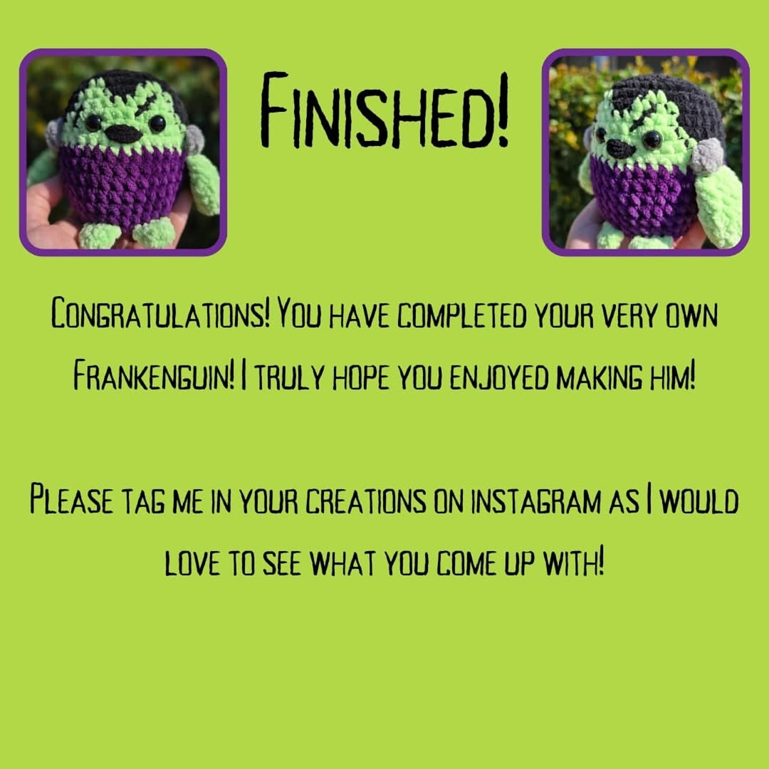 Create Your Own Frankenguin with This Easy Crochet Pattern
