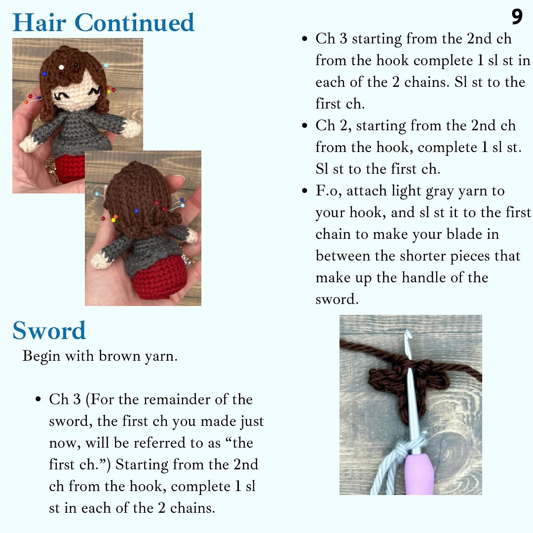 Create Your Own Little Joan of Arc Crochet Doll Pattern