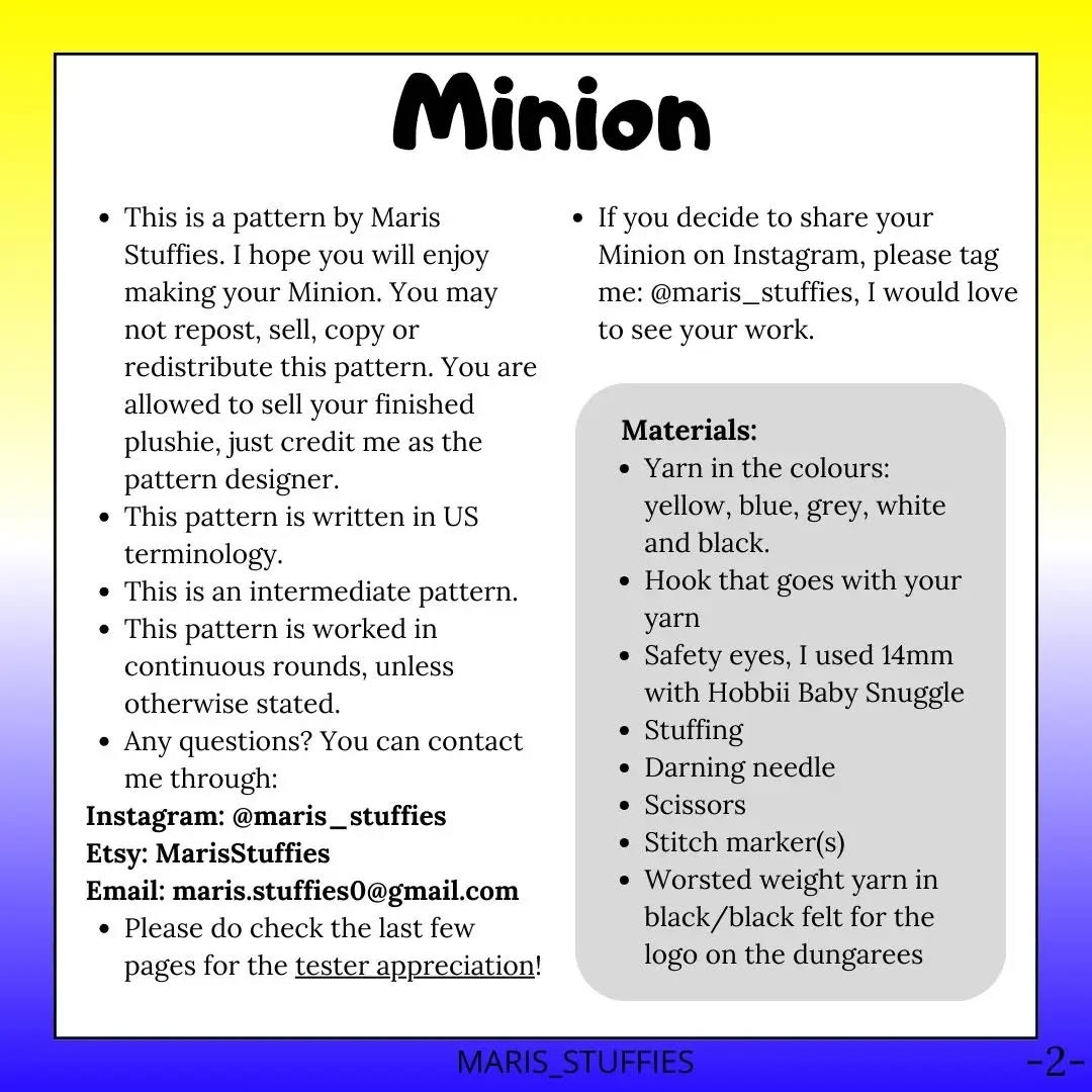 Create Your Own Minion with Free Crochet Pattern