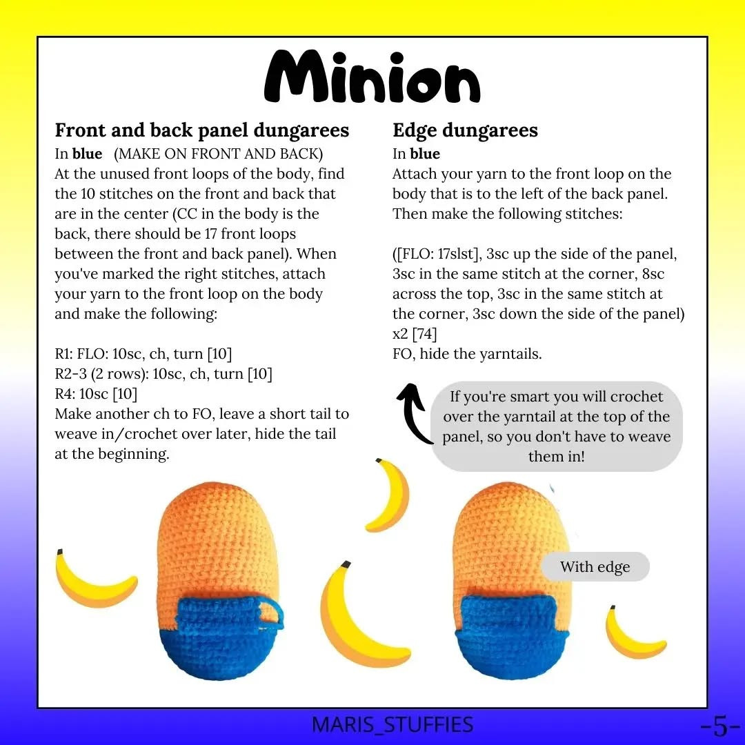 Create Your Own Minion with Free Crochet Pattern