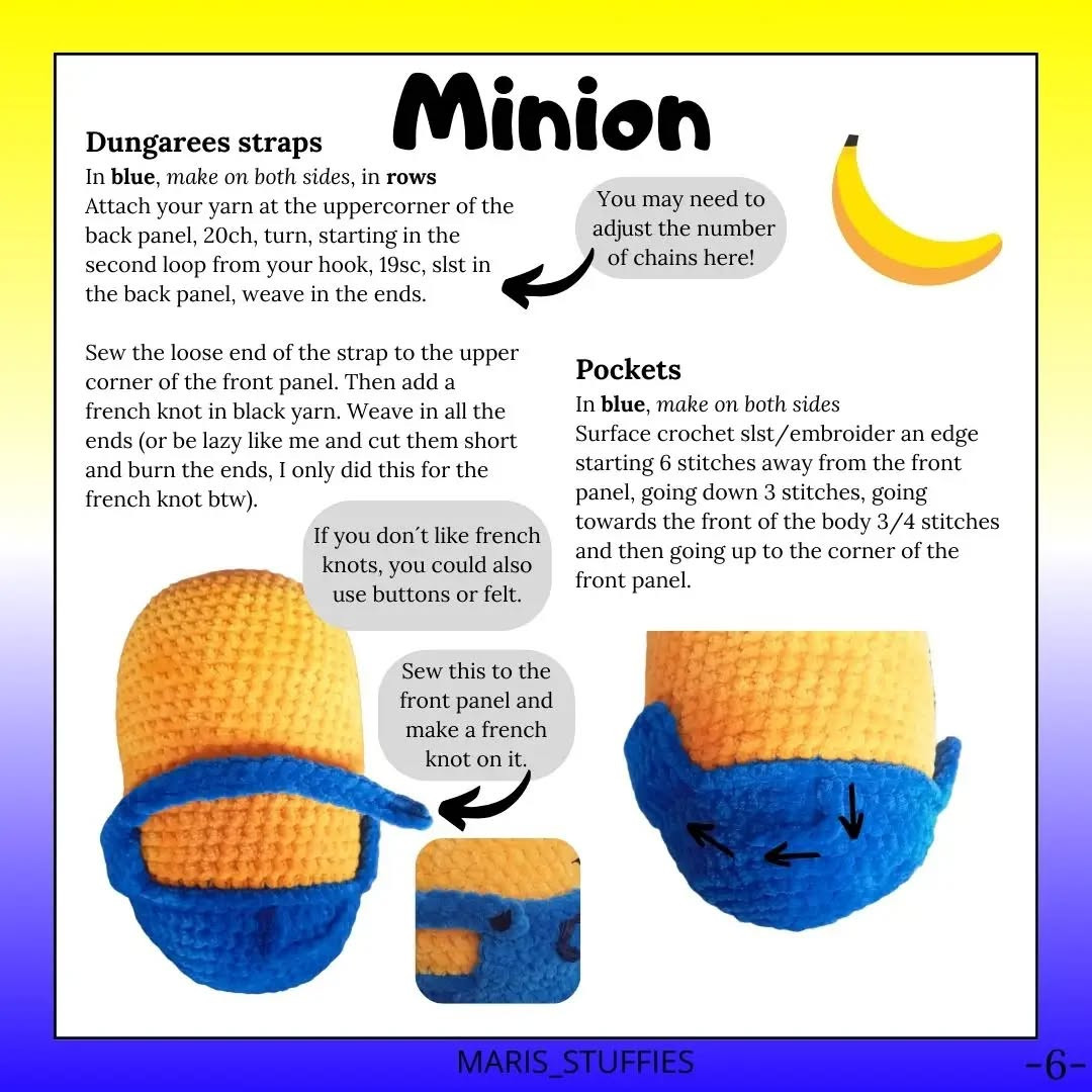 Create Your Own Minion with Free Crochet Pattern