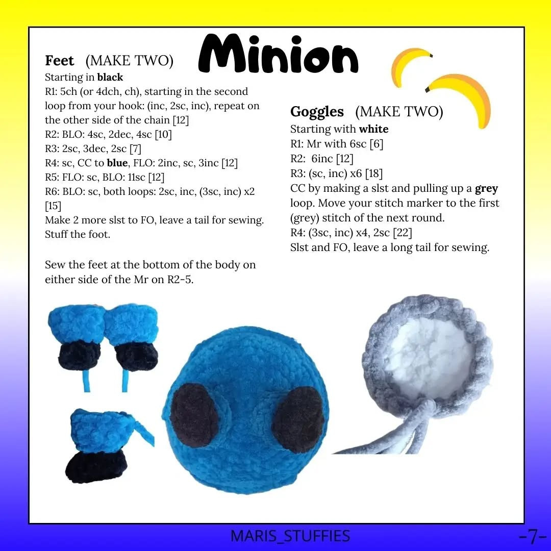 Create Your Own Minion with Free Crochet Pattern