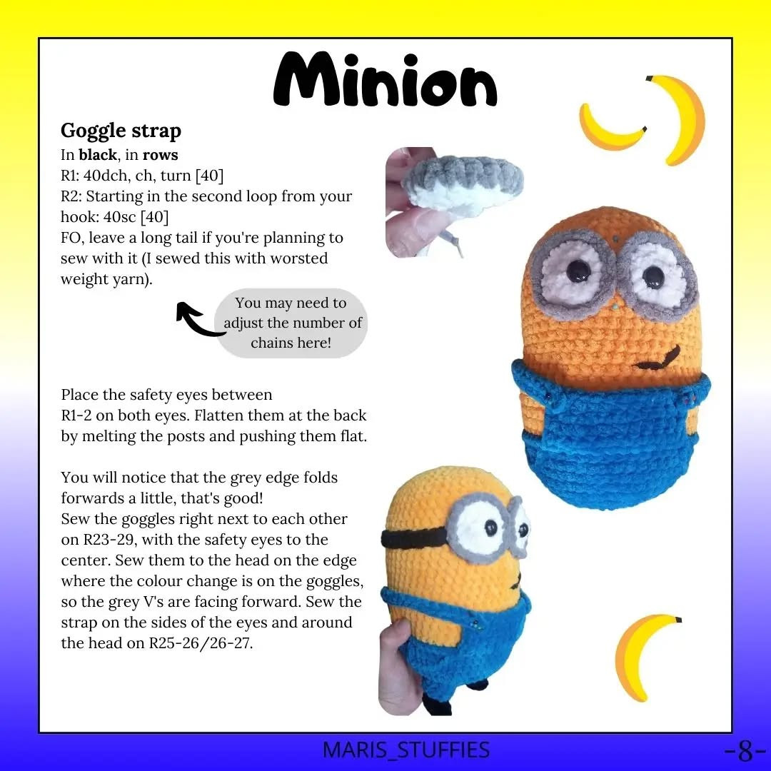 Create Your Own Minion with Free Crochet Pattern