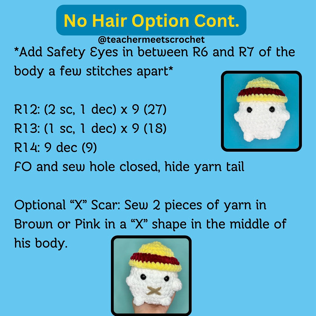 Create Your Own Pirate King Crochet Plush with No Sewing Required