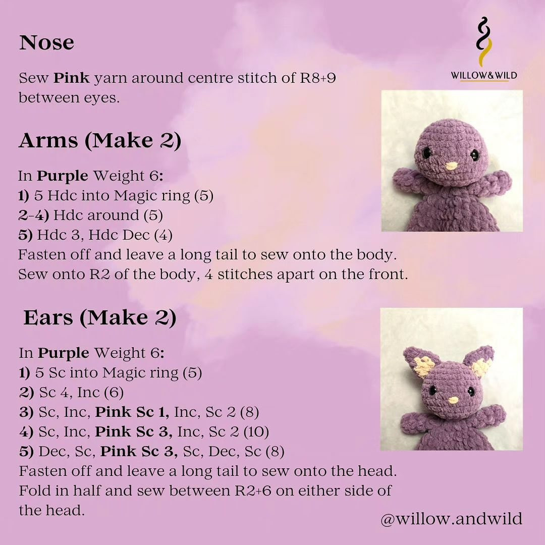 Crescent the Moon Cat Crochet Pattern - Free Download Available