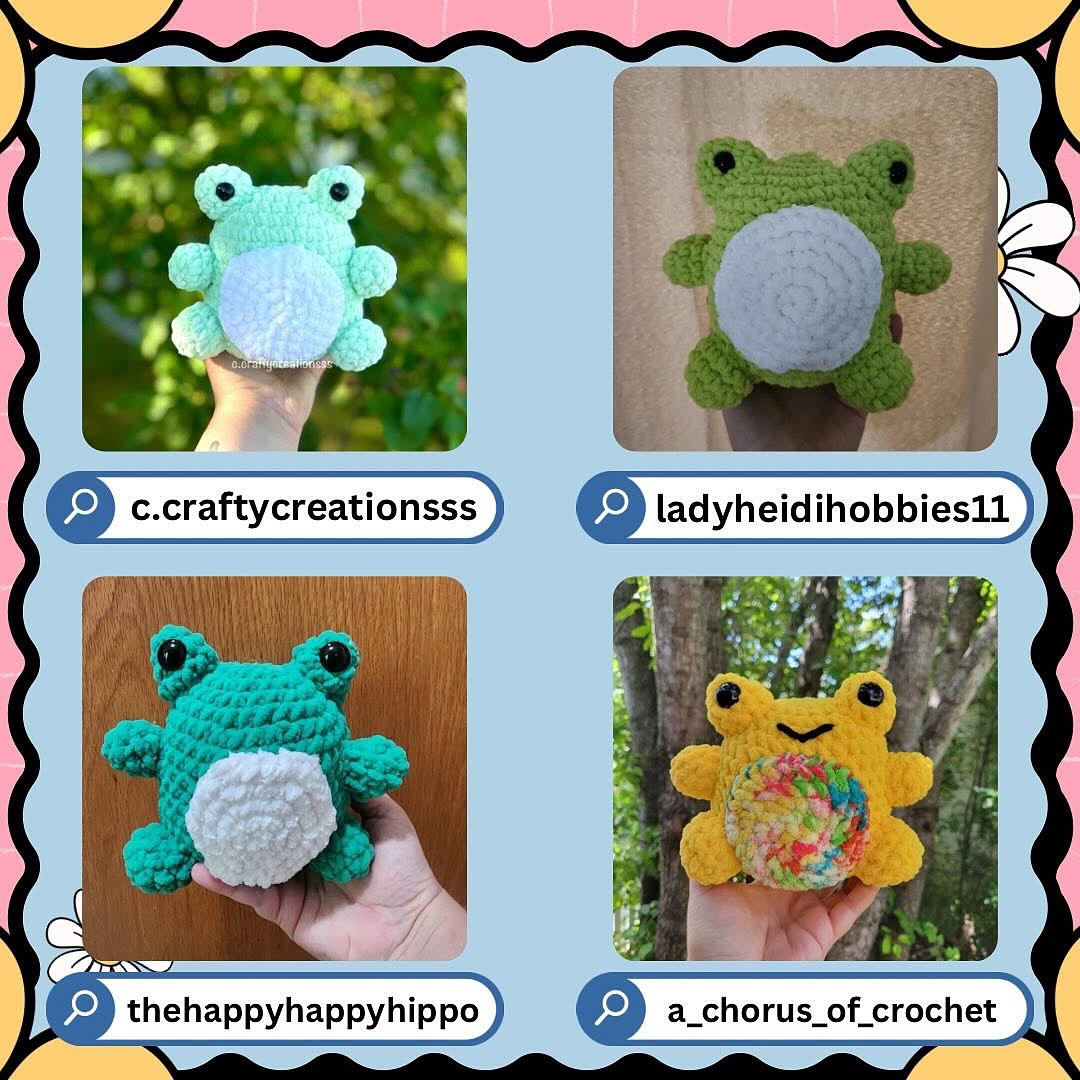 Crochet a Cute Chubby Frog with This Free Pattern