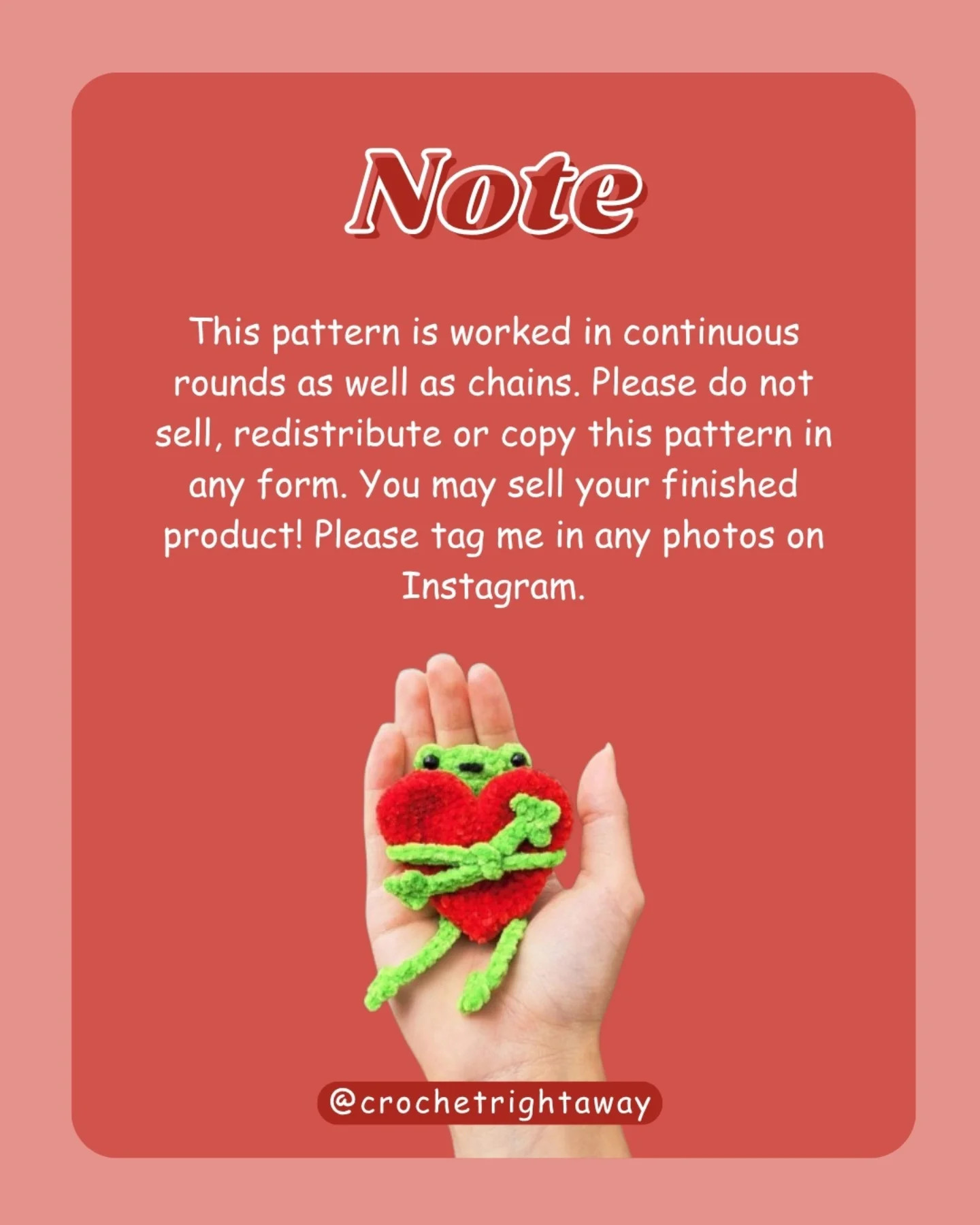 Crochet a Cute Father's Day Frog Holding a Heart