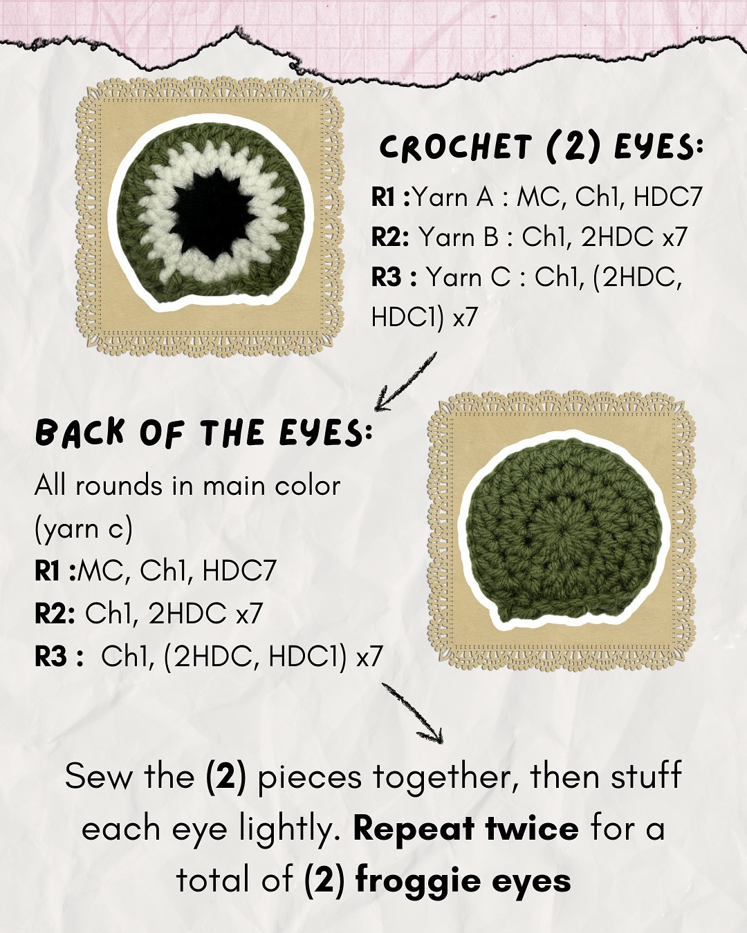 Crochet a Cute Froggie Glasses Case Step-by-Step