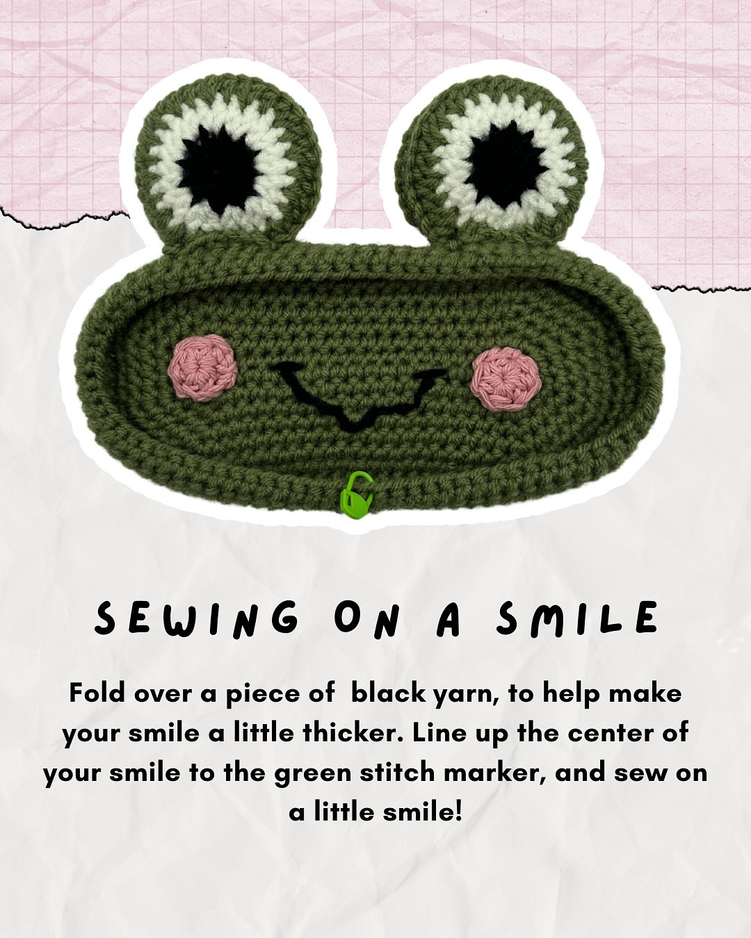 Crochet a Cute Froggie Glasses Case Step-by-Step