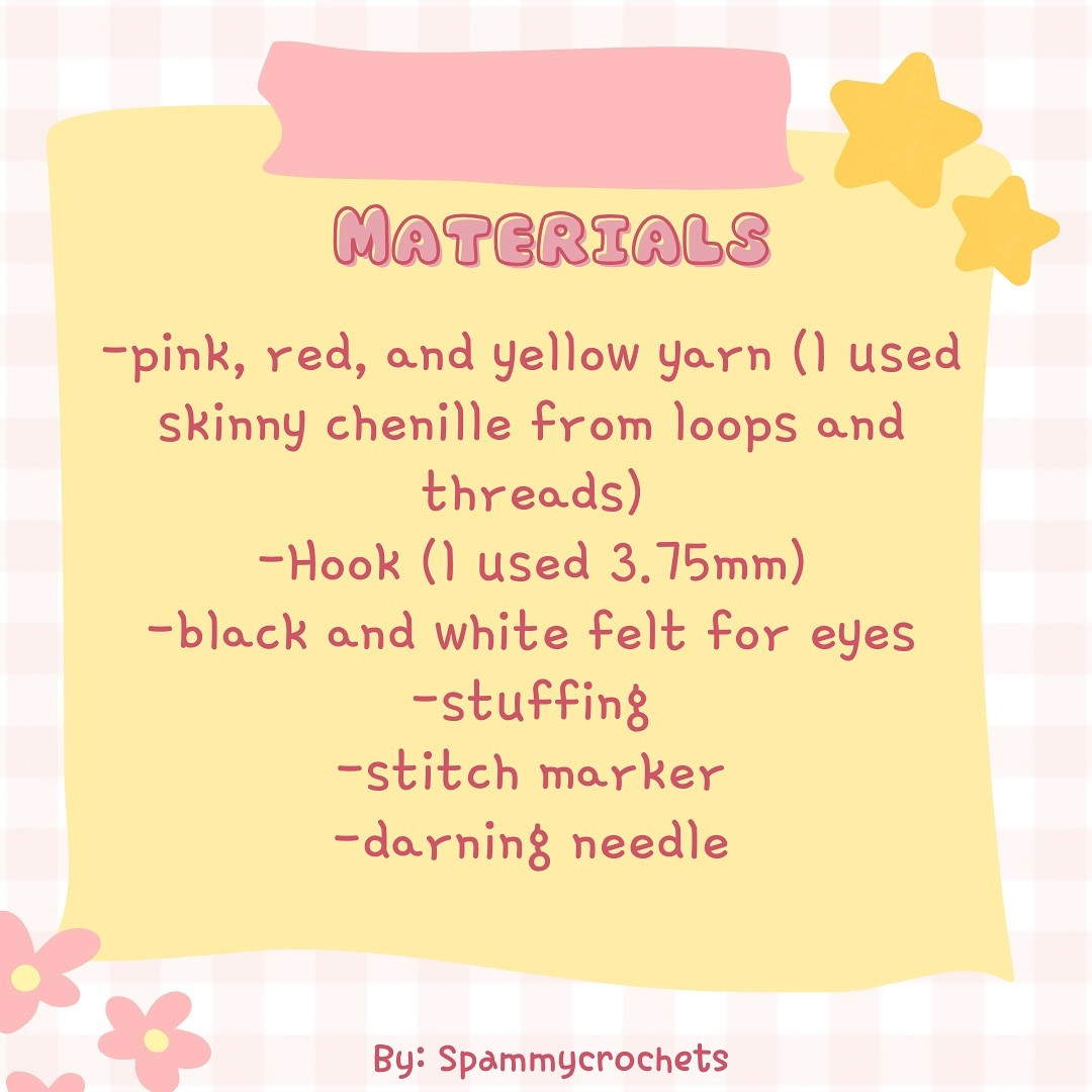 Crochet a Cute Kirby Hanging on a Star with Free Pattern