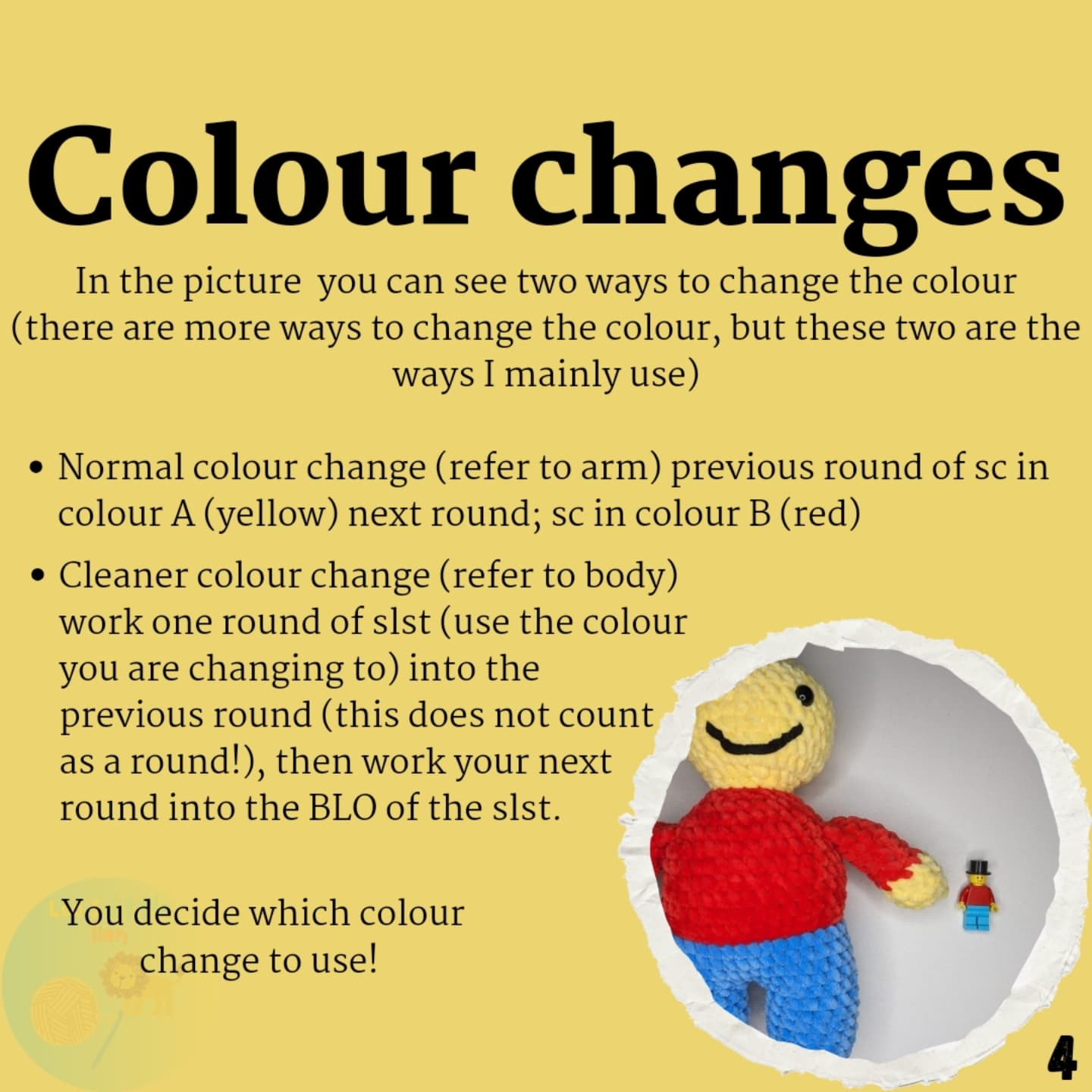 Crochet a No-Sew Brick Man with This Free Pattern