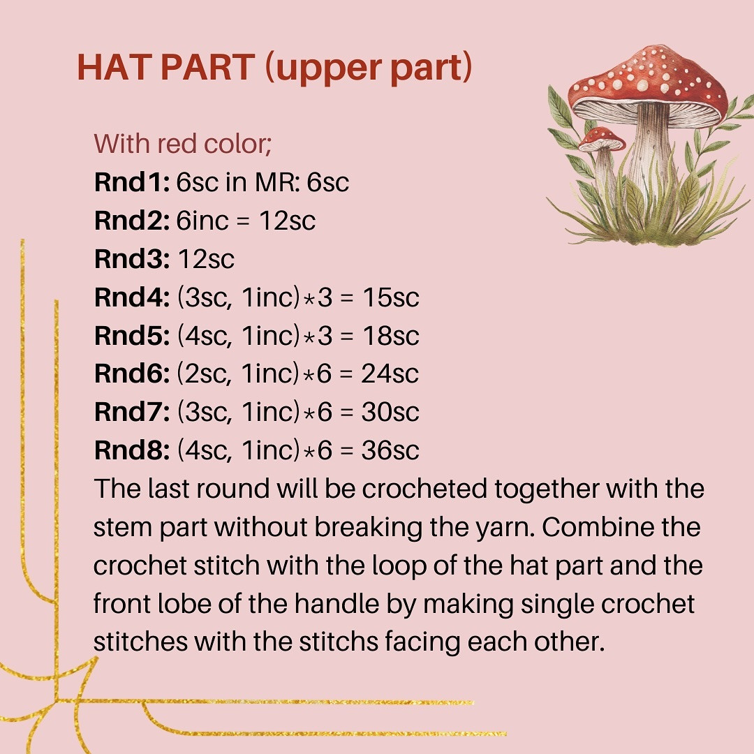 Crochet Amigurumi Mushroom Toys: Free Pattern for Colorful Designs