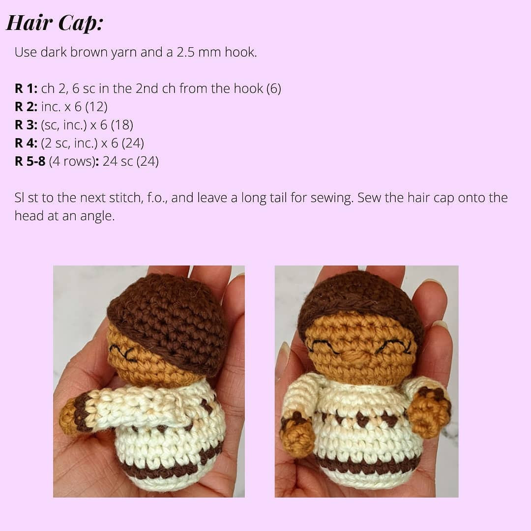 Crochet Amigurumi: St. Kateri Tekakwitha Doll Pattern