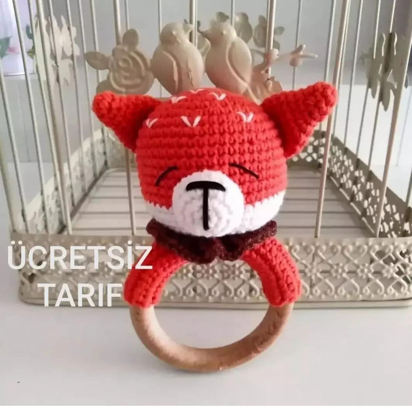 Crochet Animal Rattle Patterns: Fox and Dog Designs