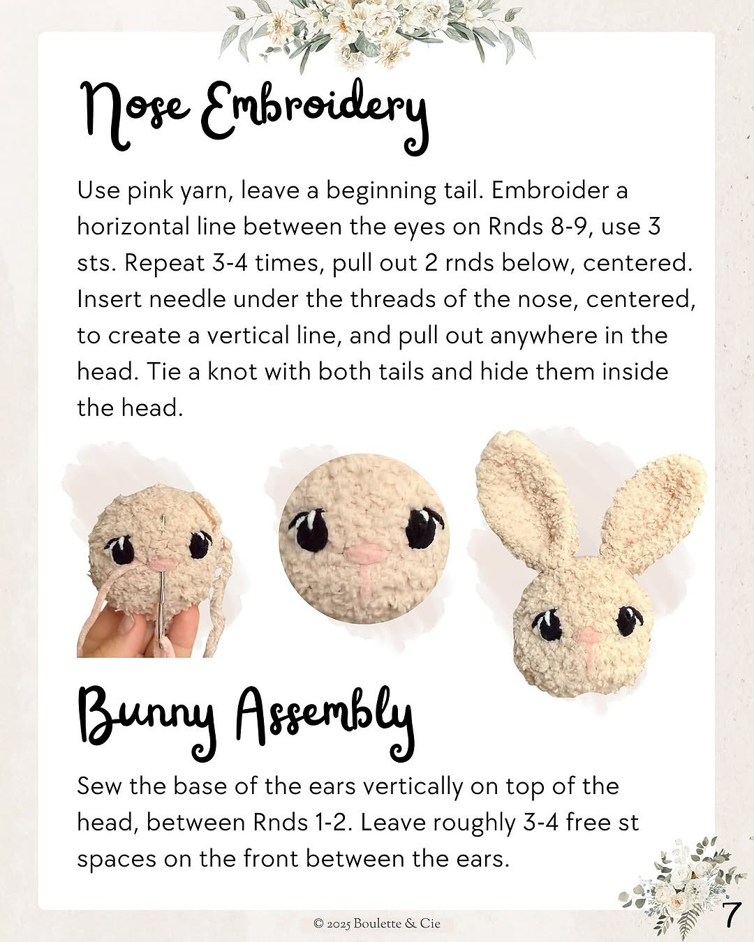 Crochet Bunny Lovey Pattern for Soft Baby Blanket