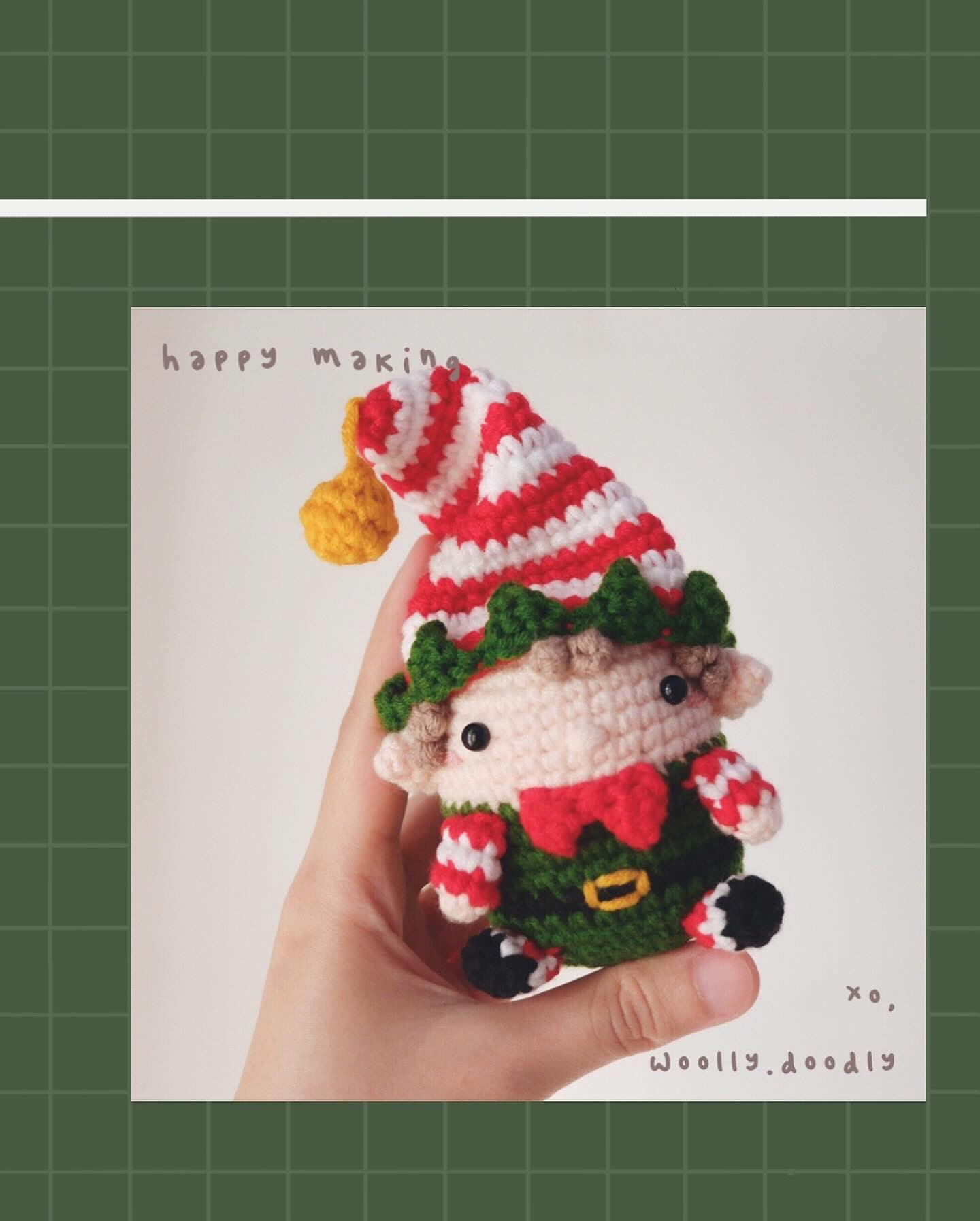 Crochet Christmas Elf Pattern - Free and Easy Tutorial
