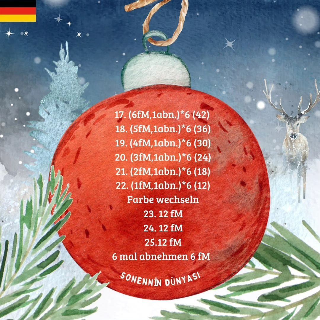 Crochet Christmas Ornaments Free Pattern in Three Languages