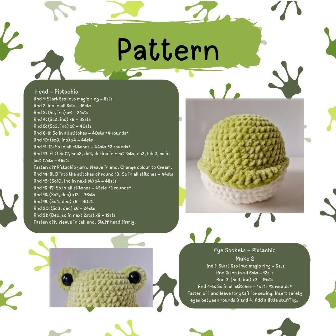 Crochet Filius the Frog Amigurumi Pattern by SweetFluffyStitches