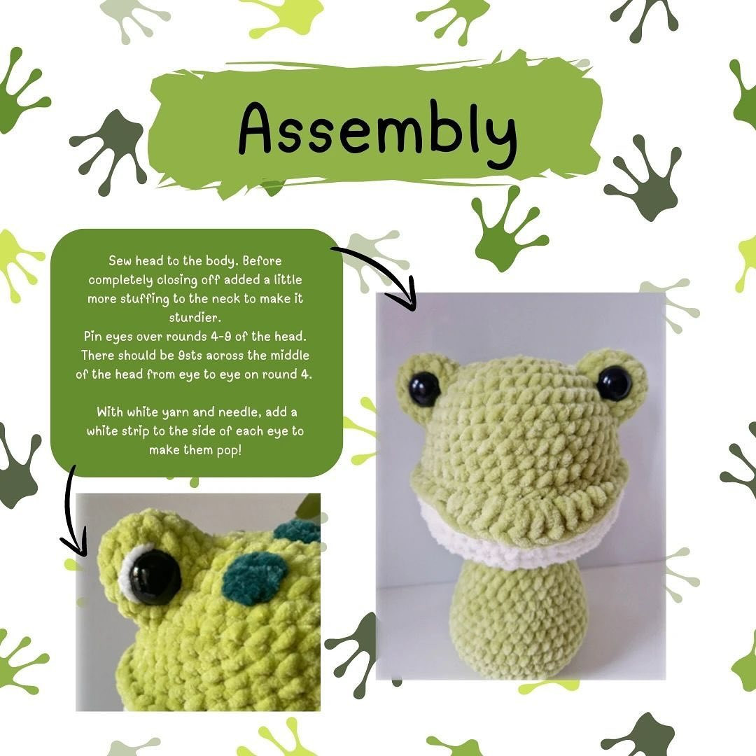 Crochet Filius the Frog Amigurumi Pattern by SweetFluffyStitches