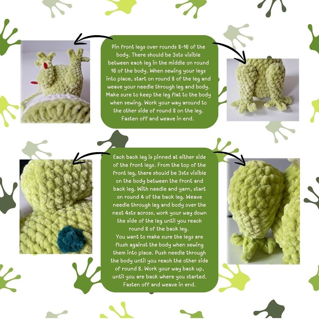 Crochet Filius the Frog Amigurumi Pattern by SweetFluffyStitches