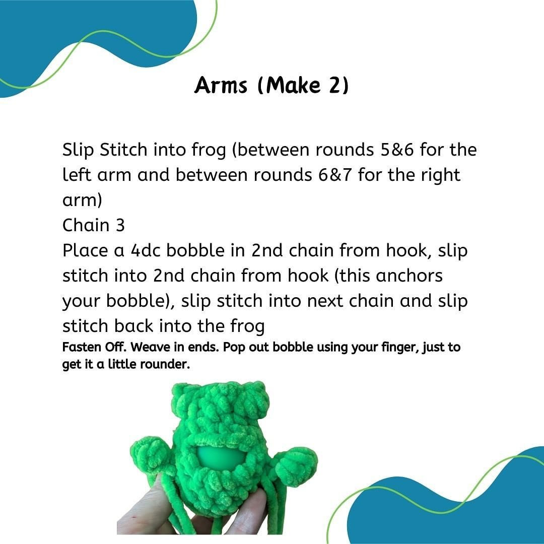 Crochet Frog Stress Ball Free Pattern for Relaxation