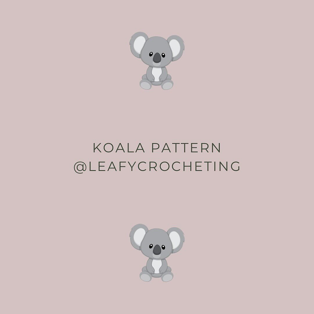 Crochet Koala Amigurumi Free Pattern for Beginners