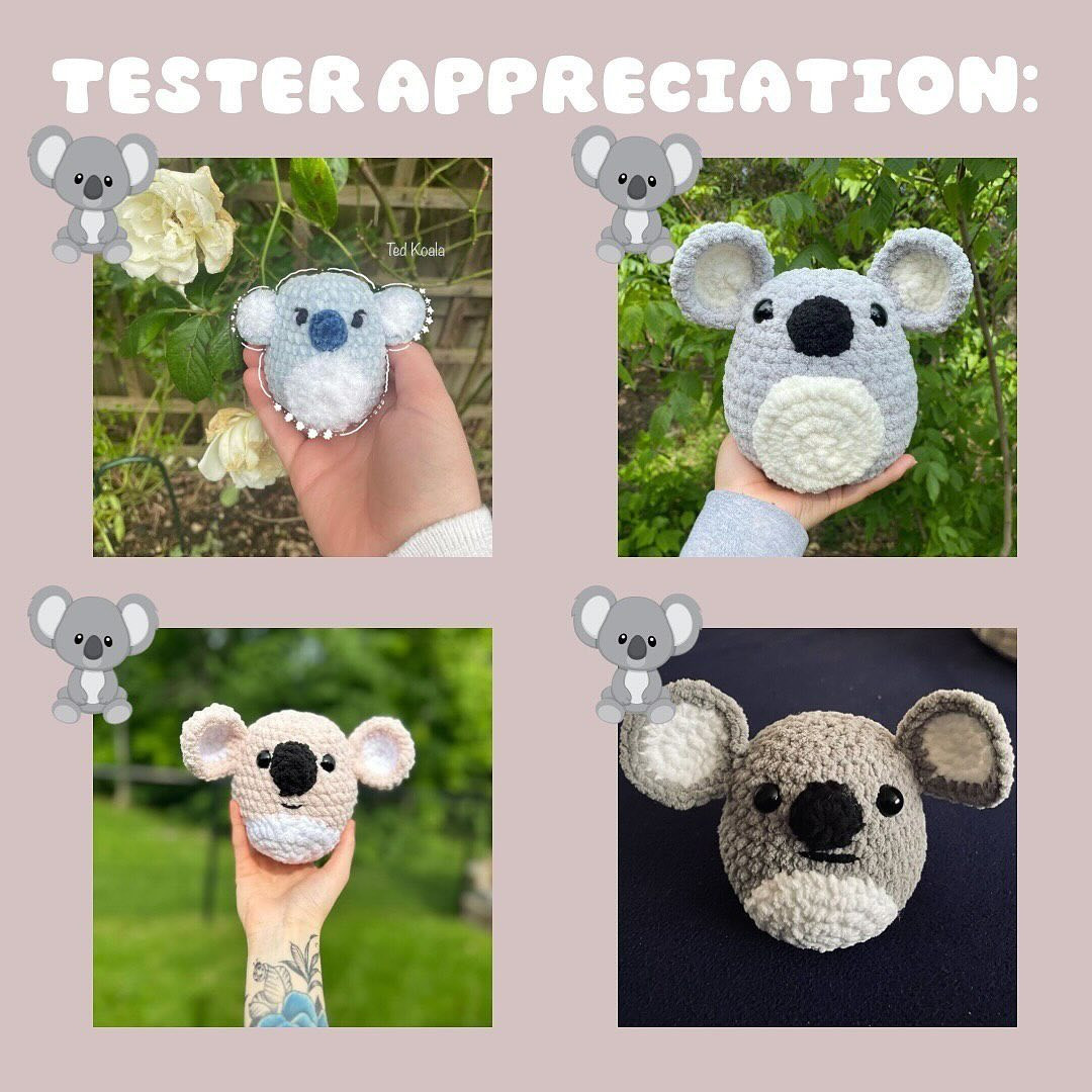 Crochet Koala Amigurumi Free Pattern for Beginners
