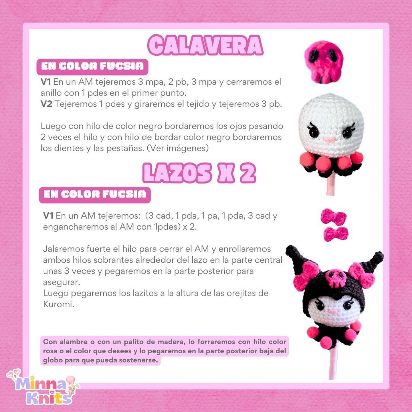 Crochet Kuromi Balloon Pattern - Free Amigurumi Design