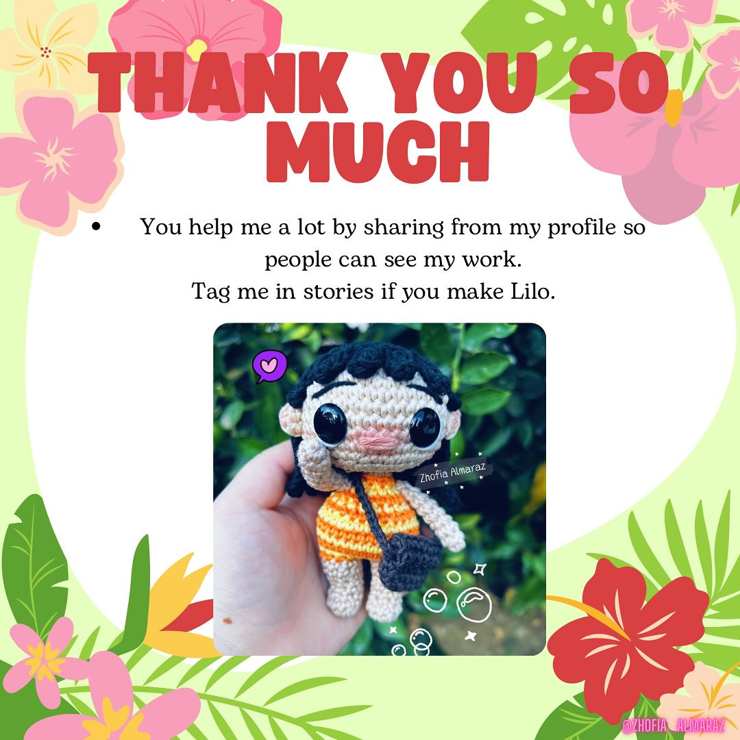 Crochet Lilo in Swimsuit: Cute Amigurumi Pattern