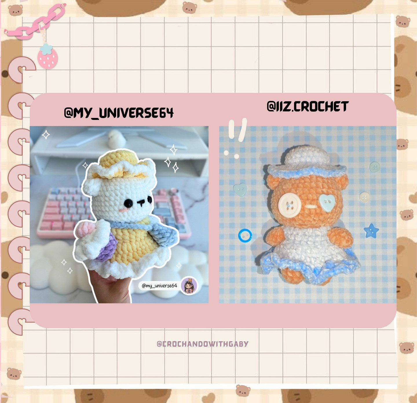Crochet Marinella the Bear with Free Pattern Instructions