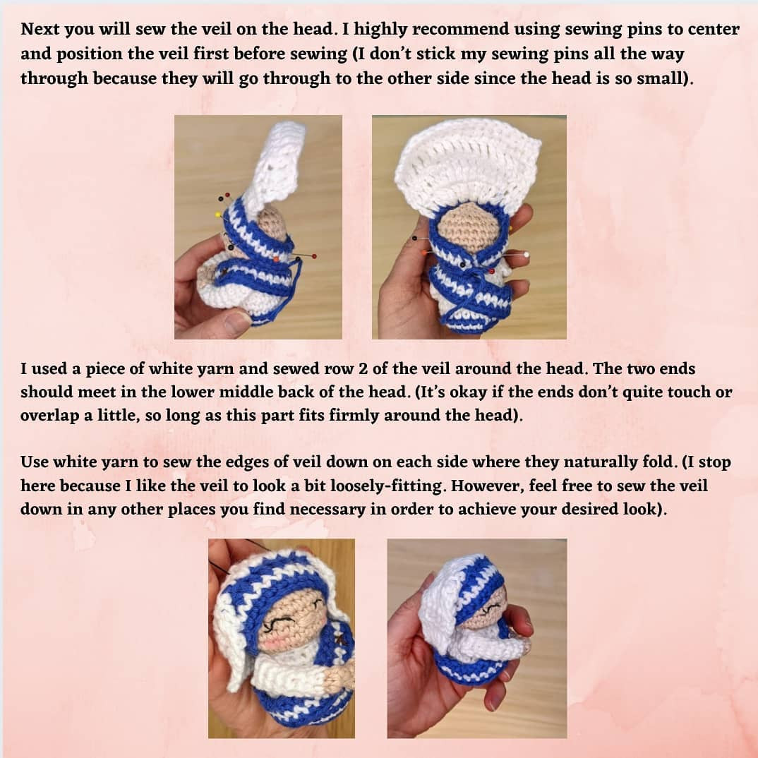 Crochet Mother Teresa Ornament Free Pattern Guide