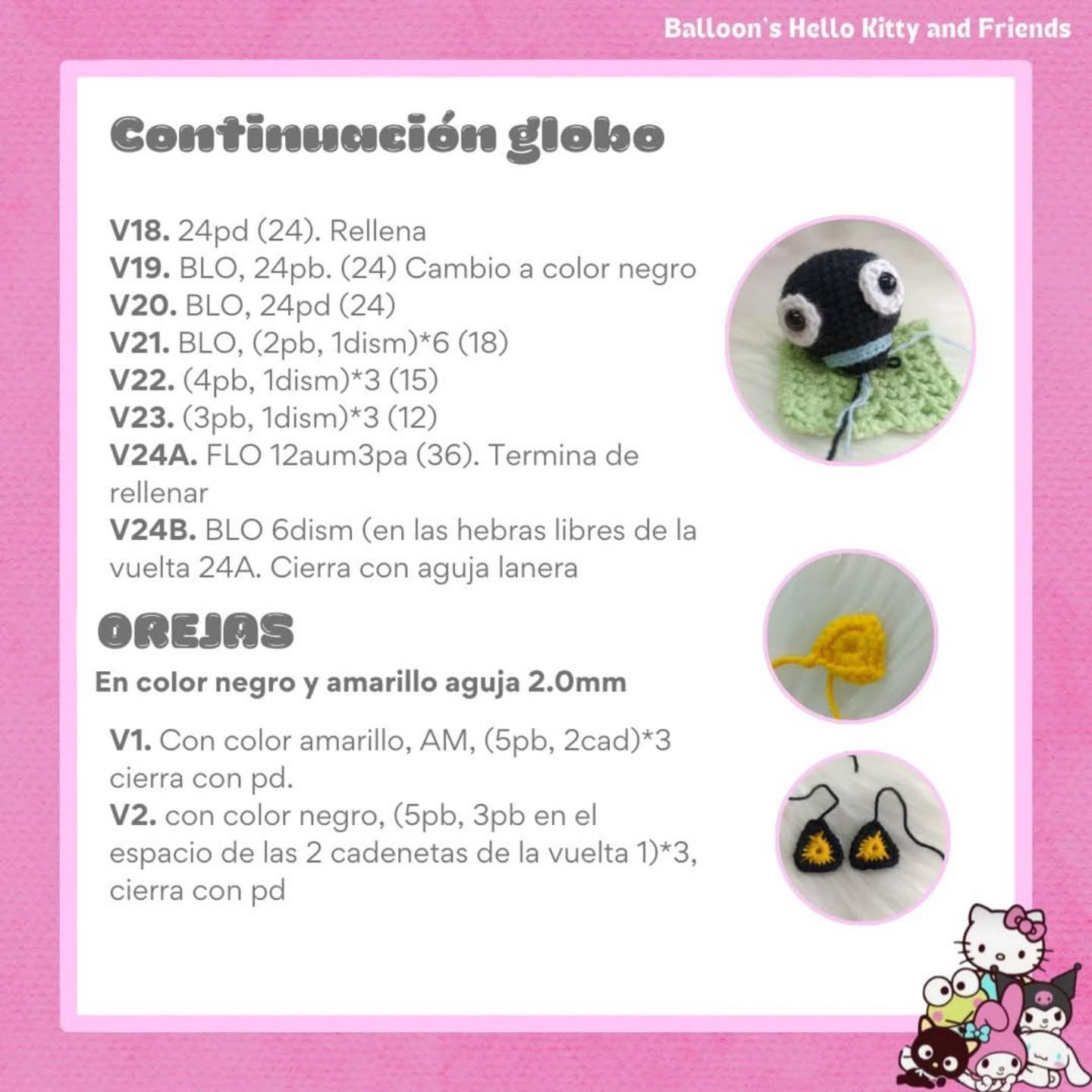Crochet Pattern: Cute Chococat Amigurumi Balloon Tutorial