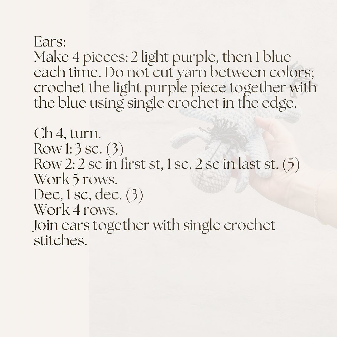 Crochet Pattern for Adorable Donkey Plush Toy