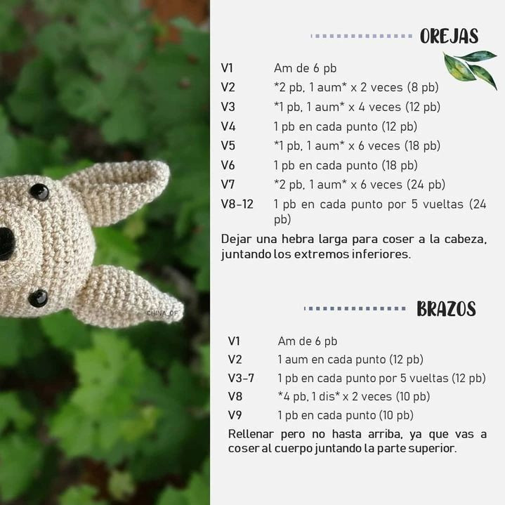 Crochet Pattern for Adorable Kangaroo Amigurumi Toy