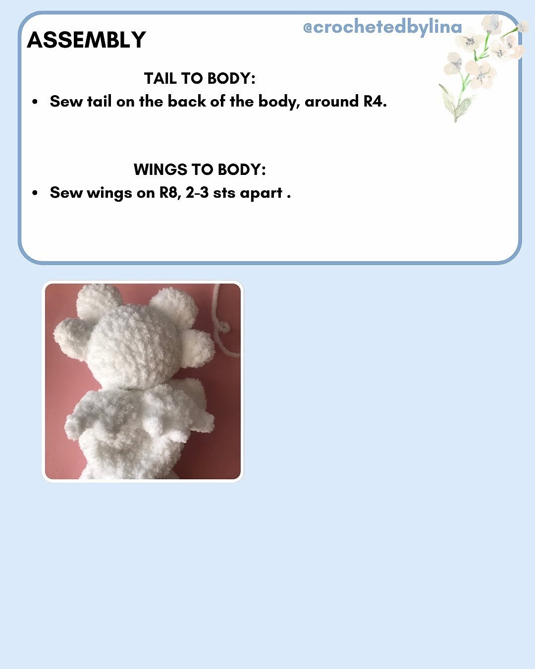 Crochet Pattern for Adorable Light Fury Dragon Toy