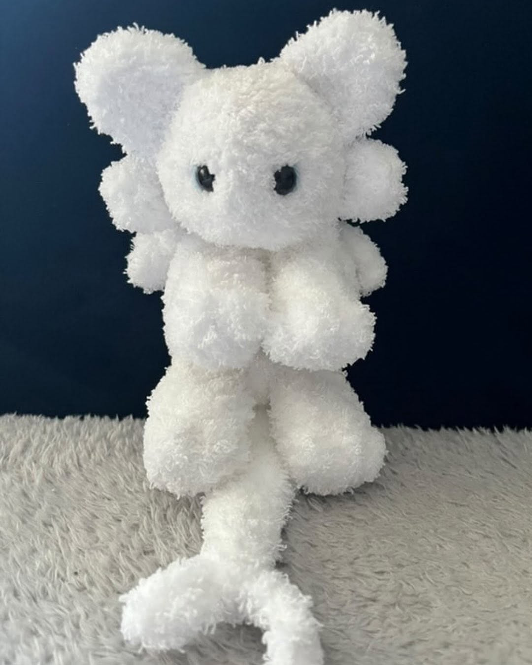 Crochet Pattern for Adorable Light Fury Dragon Toy