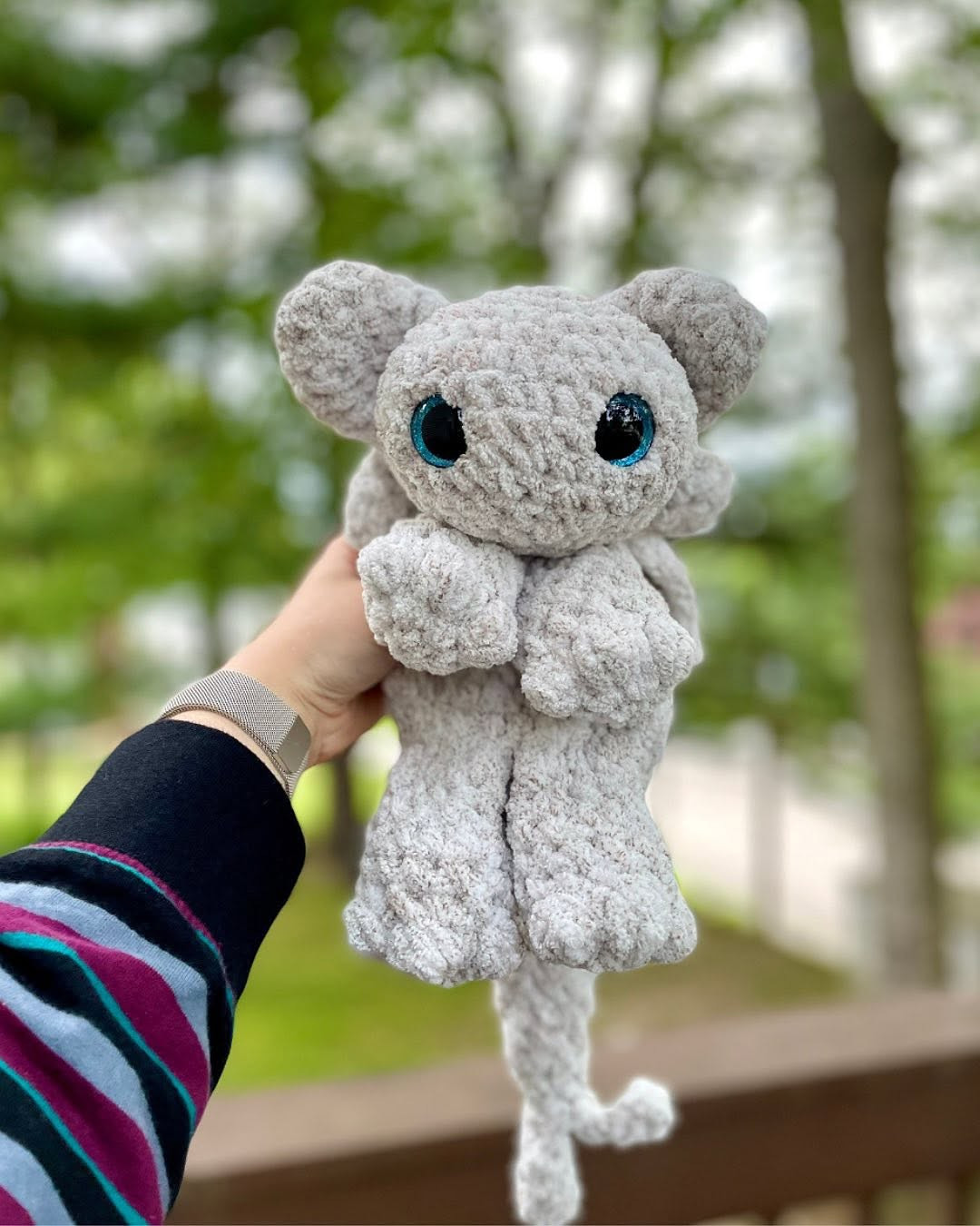 Crochet Pattern for Adorable Light Fury Dragon Toy