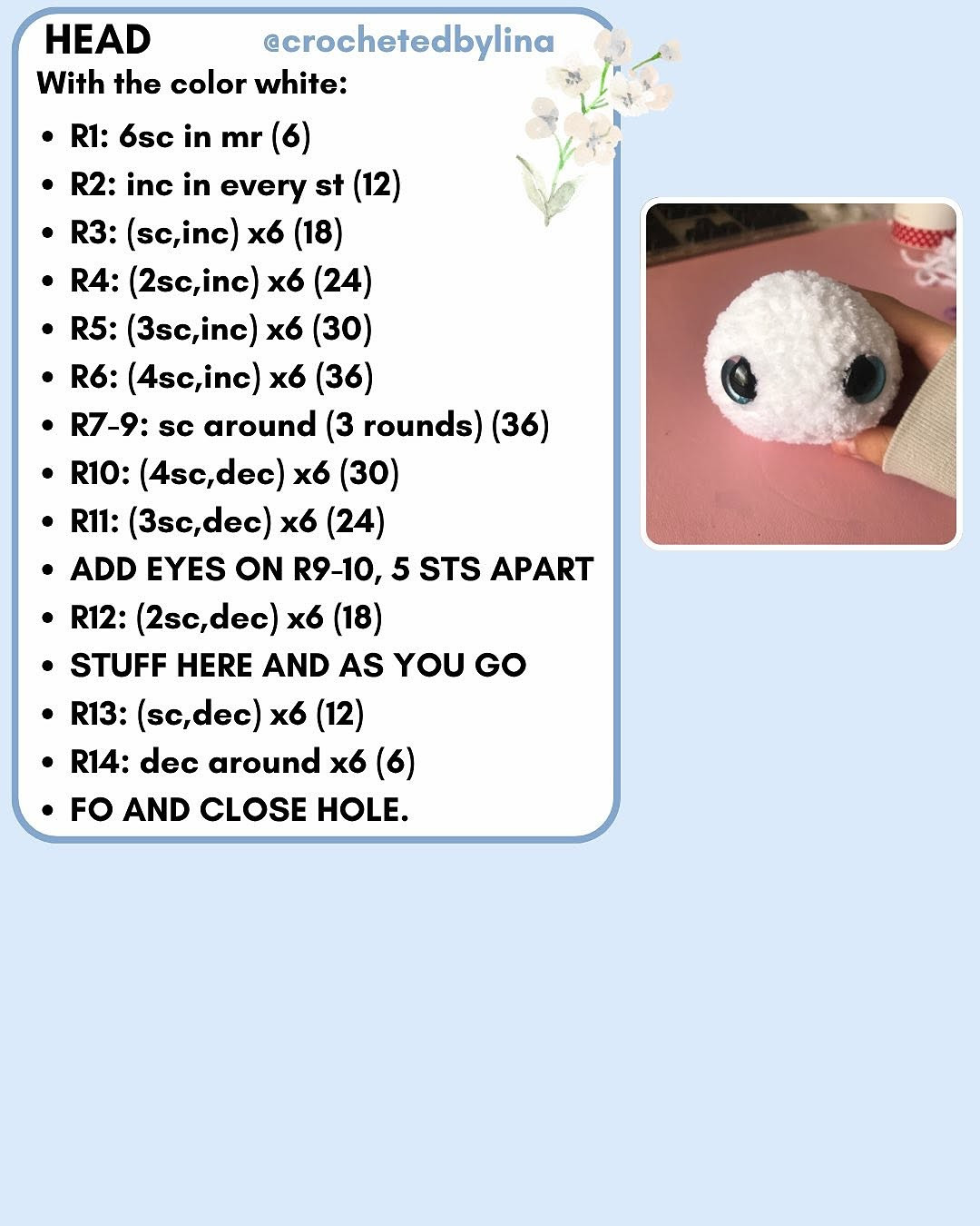 Crochet Pattern for Adorable Light Fury Dragon Toy