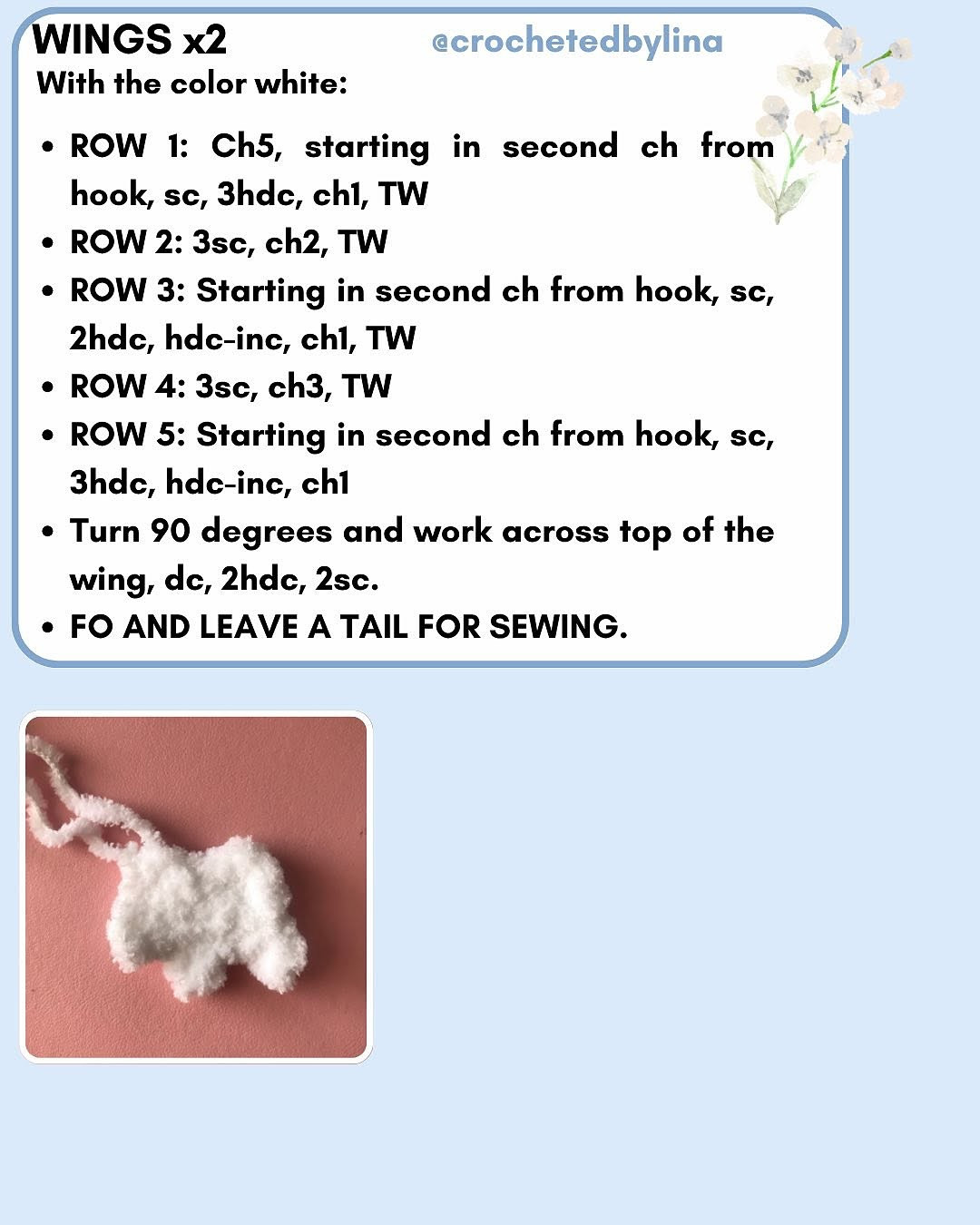 Crochet Pattern for Adorable Light Fury Dragon Toy